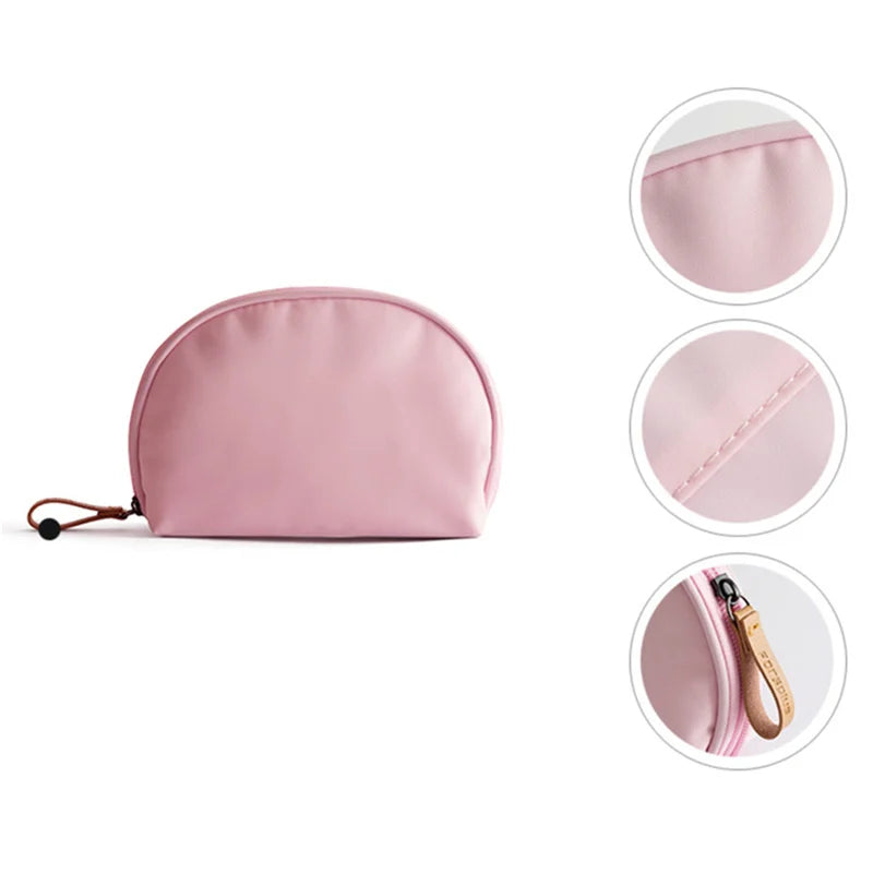 Ayleen | Waterproof Half Moon Cosmetic Makeup Bag