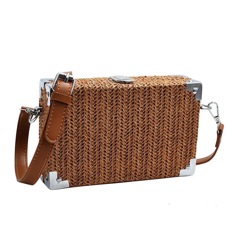 Lena | Women's Fashion Woven Shoulder Bag