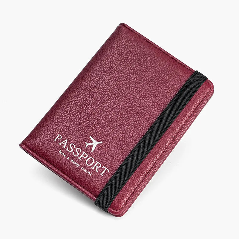 Bellamy | Fashionable PU Leather RFID Travel Wallet for Passports