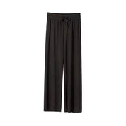 ALLIE | Vertical Stripe Drawstring Casual Trousers