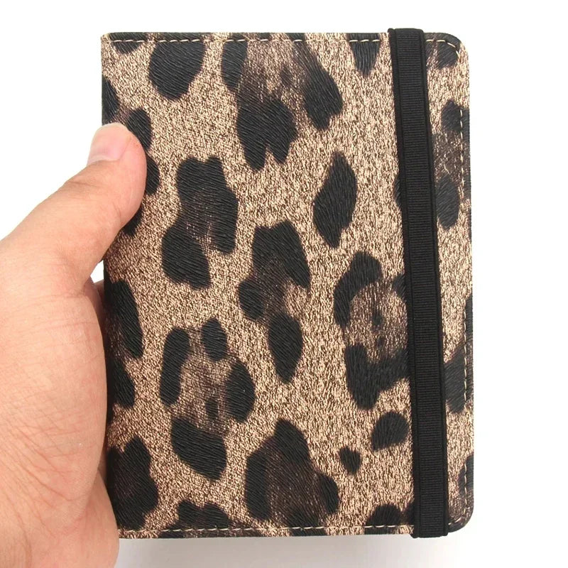 Carly | Lightweight Passport Holder with Leopard Print Travel Wallet