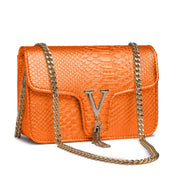 MILA | Luxury Handbag Crocodile Print