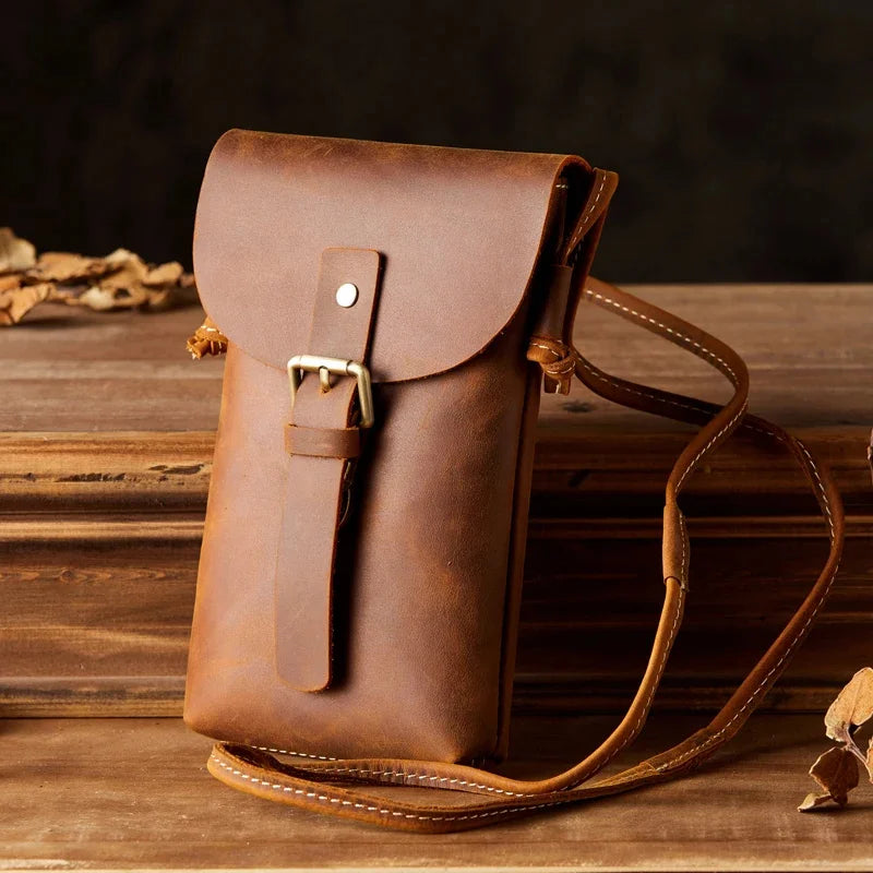 Liam | Vintage Mini Leather Shoulder Bag