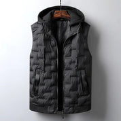 Luca Hooded Bodywarmer | Stylish Quilted Vest for Men