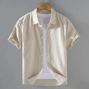 SEBASTIAN | Short Sleeve Linen Shirt