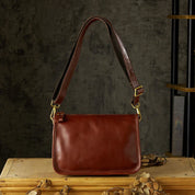 Max | Cowhide Leather Business Crossbody Bag