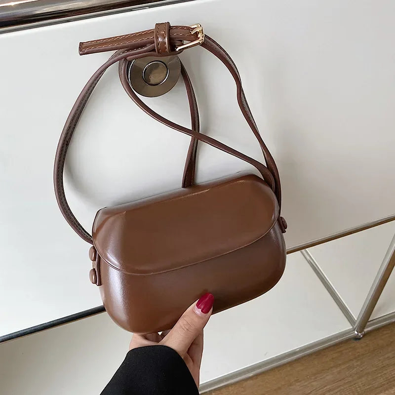 Eva | Women's Retro Saddle Leather Shoulder Bag