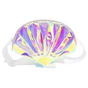 Piper | Holographic Shell-Shaped Crossbody Fanny Pack