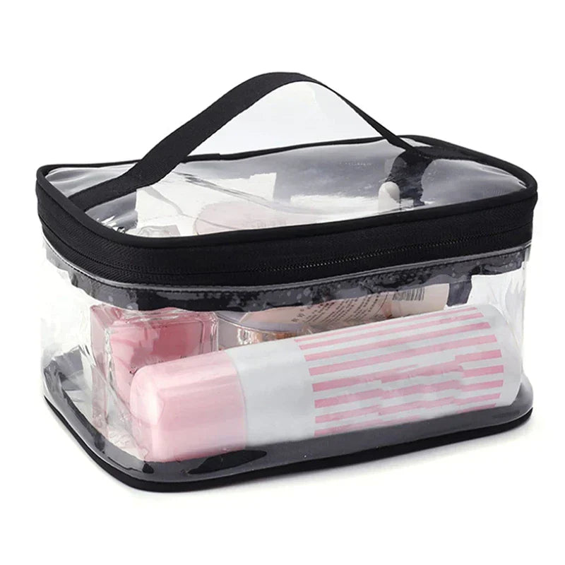 Braelyn | Waterproof Clear Travel Makeup Cosmetic Bag with Zipper