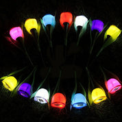 FloraGlow - Solar-Powered Tulip Flower Lights for Outdoor Decoration