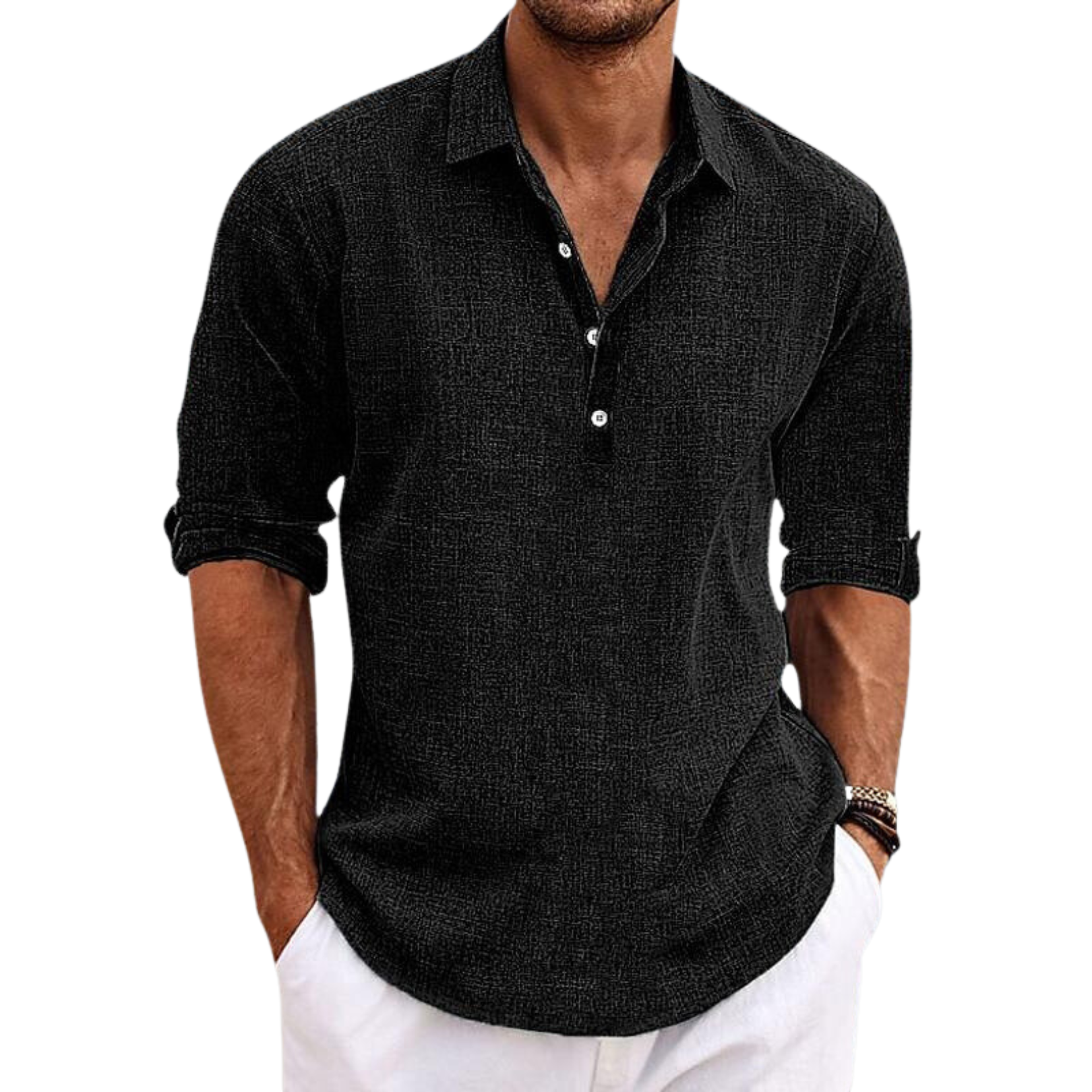 Timeless Men's Linen Shirt for Effortless Style