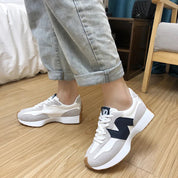 Stylish Lace-Up Women's Sneakers - Comfortable Soft Sole Walking Shoes for Everyday Leisure