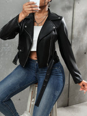 Quinn | Bold Edge Biker Jacket