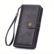 Skyla | Retro RFID Travel Wallet | Large Capacity