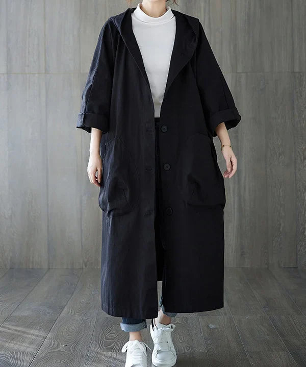 Anselmia | Women's Hooded Trench Coat