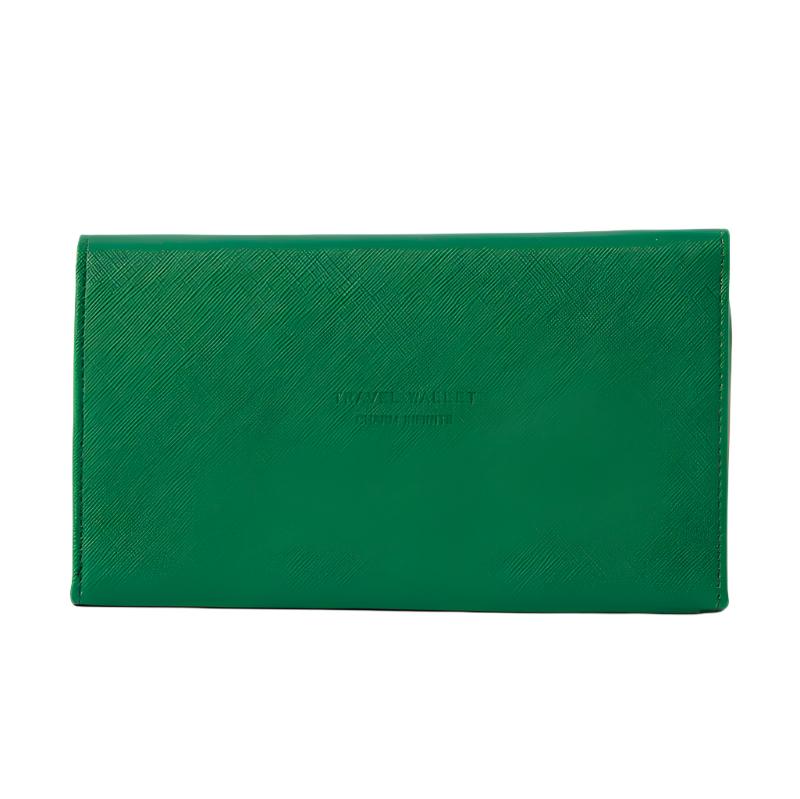 Alexia | Green Travel Wallet Pass Holder