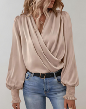 Adrianna | Sophisticated Long-Sleeve Blouse