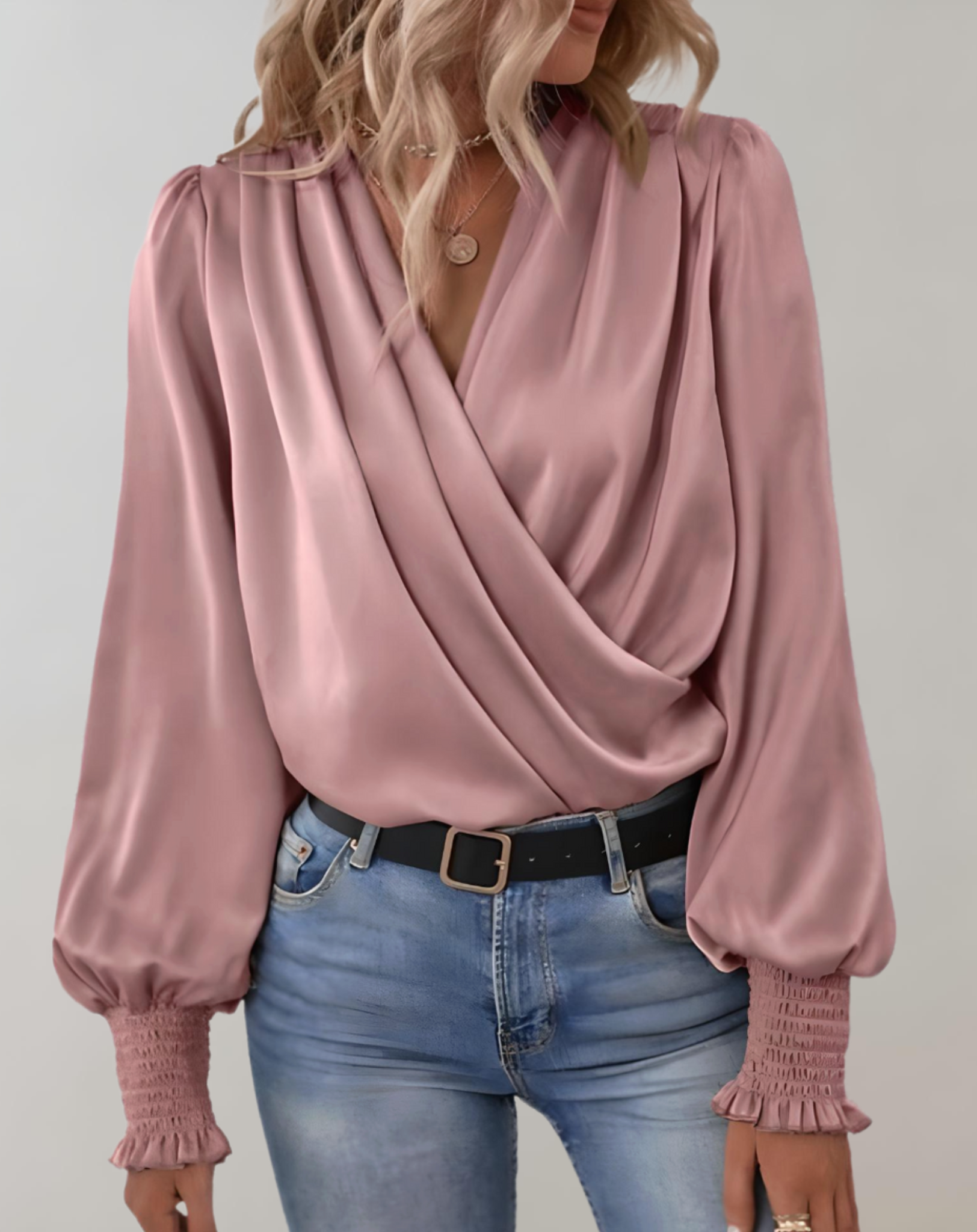 Adrianna | Sophisticated Long-Sleeve Blouse