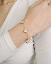 LuckyBloom | Five-Leaf Clover Bracelet