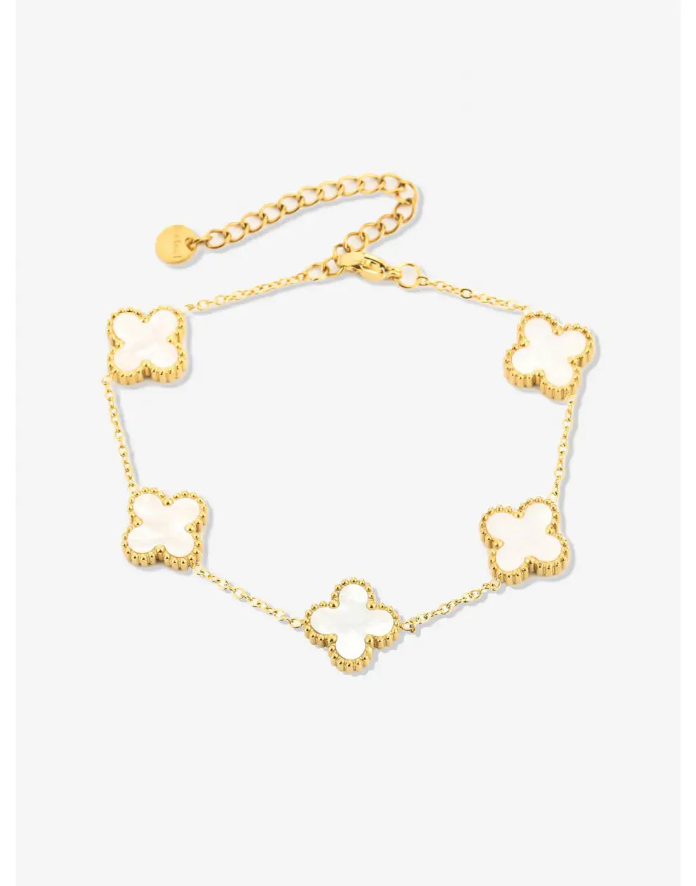 LuckyBloom | Five-Leaf Clover Bracelet