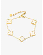 LuckyBloom | Five-Leaf Clover Bracelet