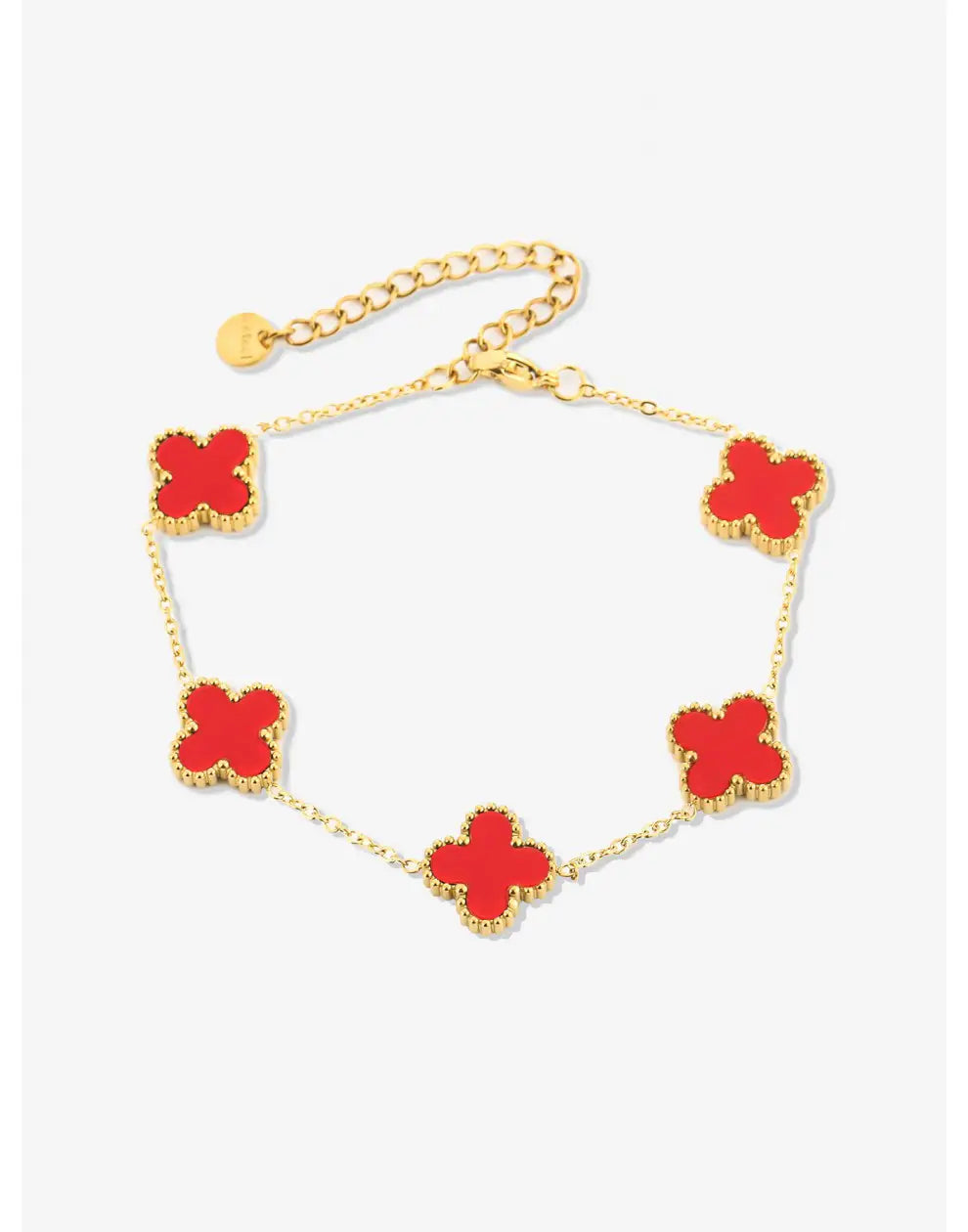 LuckyBloom | Five-Leaf Clover Bracelet