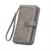 Skyla | Retro RFID Travel Wallet | Large Capacity