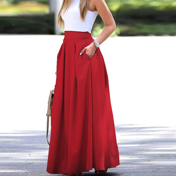 ALICE | Elegant High-waisted Pleated Skirt