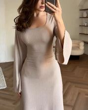 ALLYSON | Elegant Long-Sleeve Dress