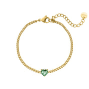 EternalHeart | Personalized Birthstone Bracelet