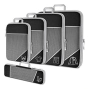 Ultra-Slim Compression Packing Cubes – Space-Saving Travel Organizers