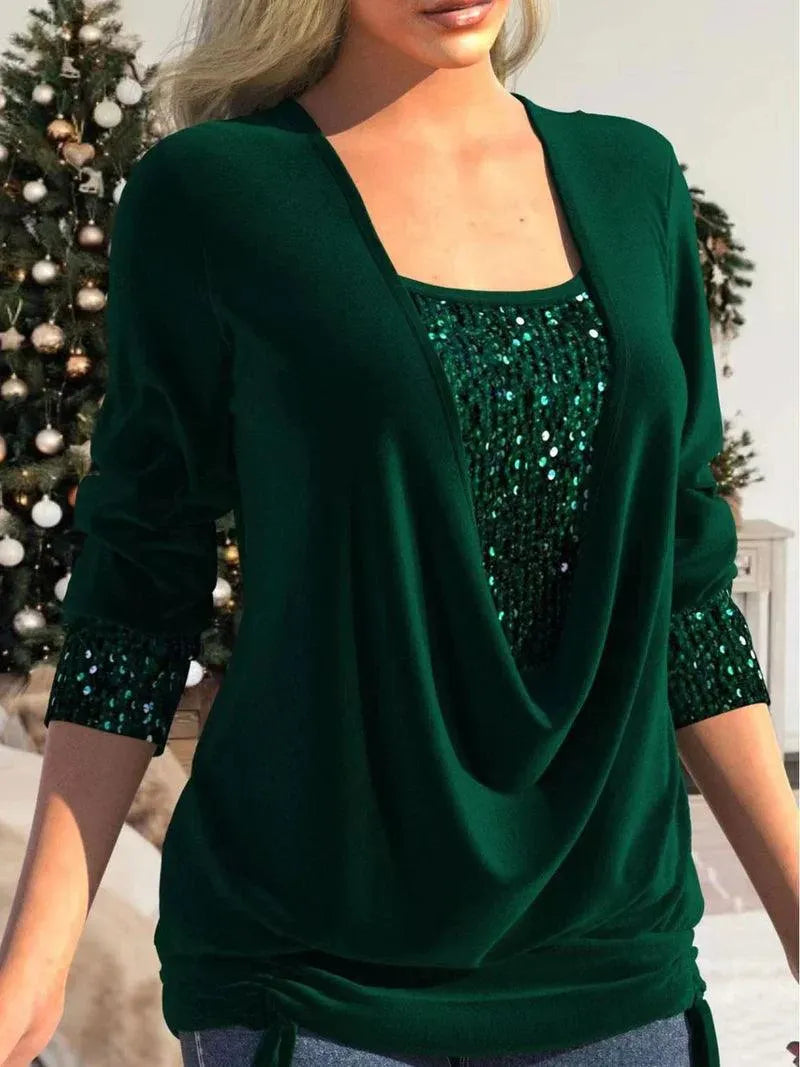 Sophia | Formal Shimmering Blouse