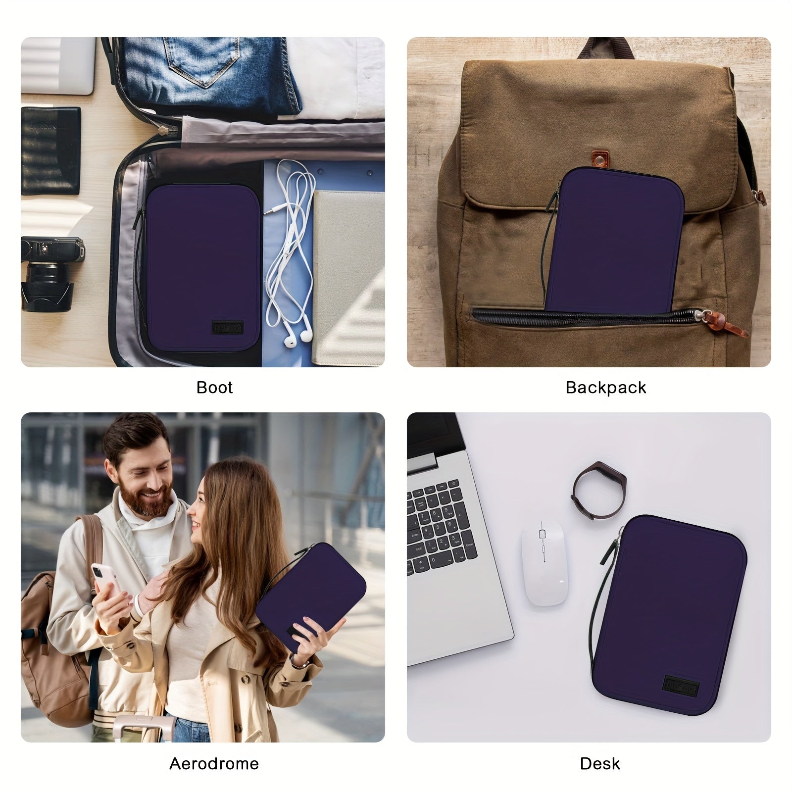 Aspyn | RFID-Safe Family Travel Wallet