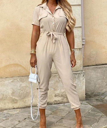 IVY | Summer Cargo Jumpsuit