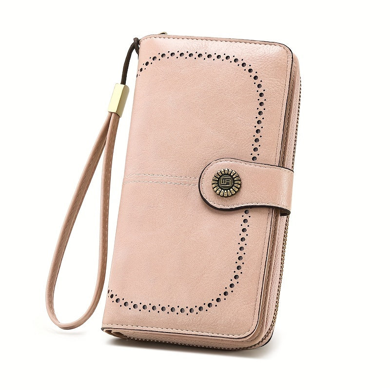 Skyla | Retro RFID Travel Wallet | Large Capacity