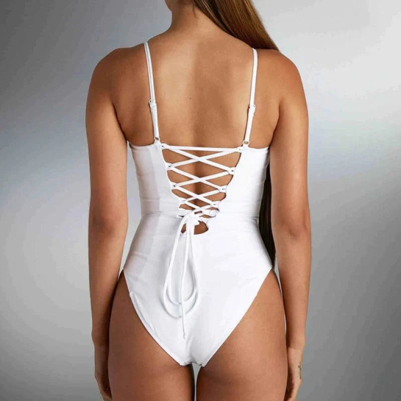 LYANNA | Stylish Braided Back Swimsuit