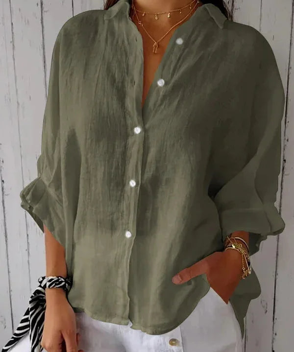 ISABELLA | Chic Linen Blouse