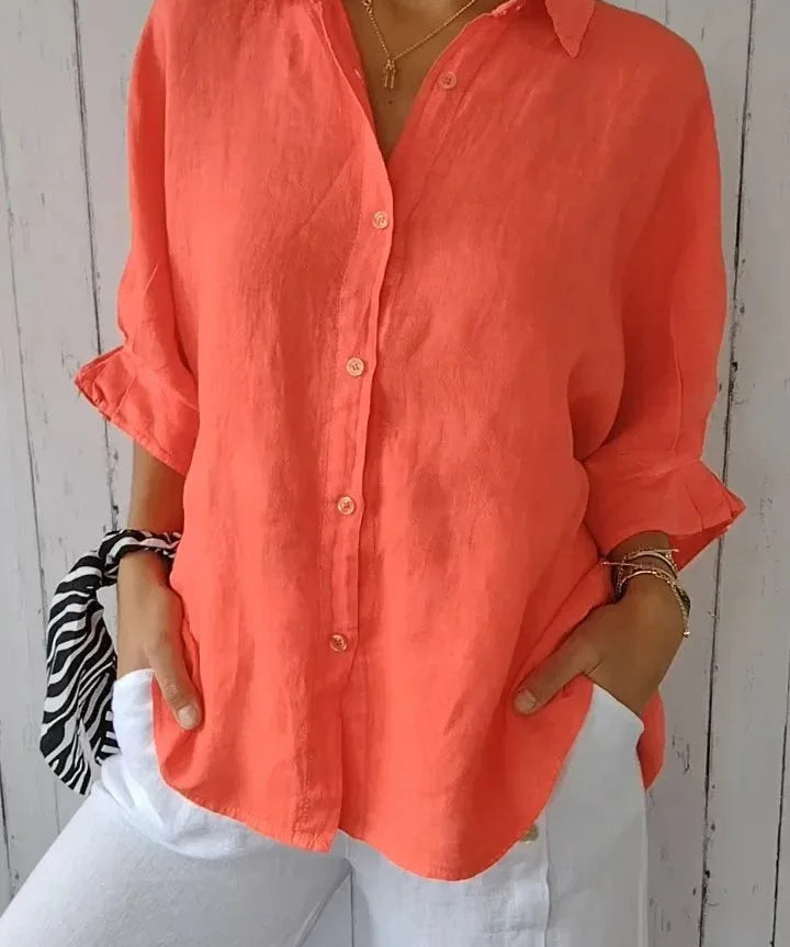 ISABELLA | Chic Linen Blouse