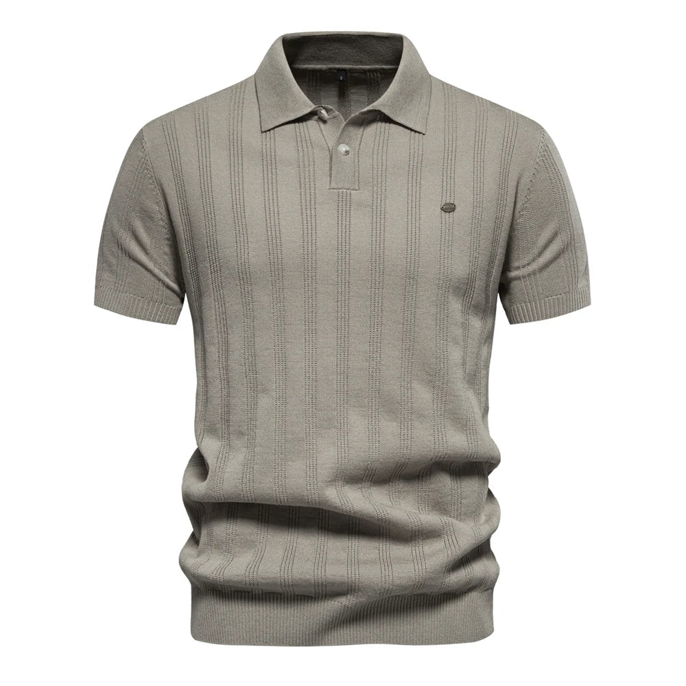 ZAIN | Stylish Men Polo Shirt Striped Pattern