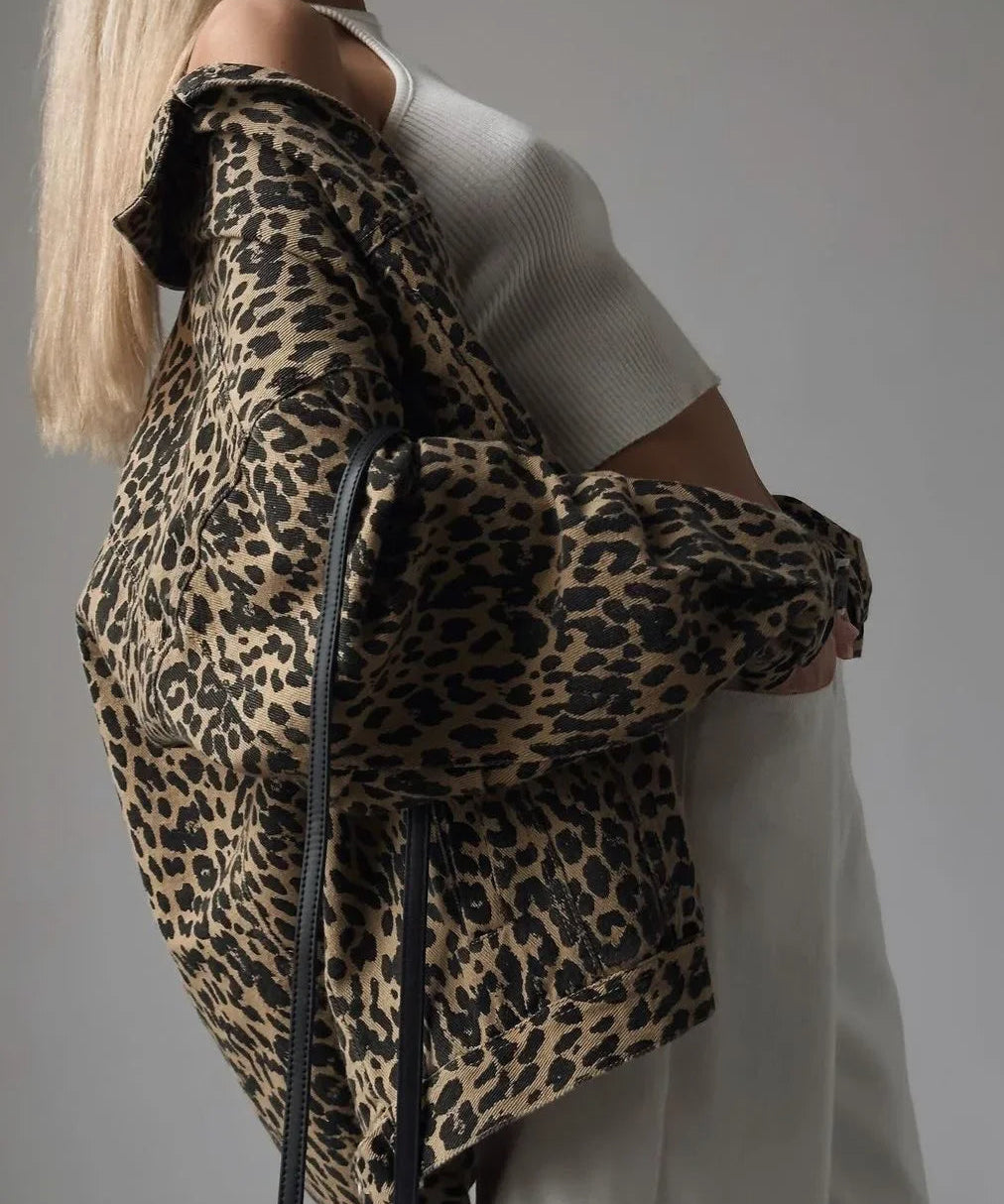 NAOMI | Elegant Leopard Print Jacket