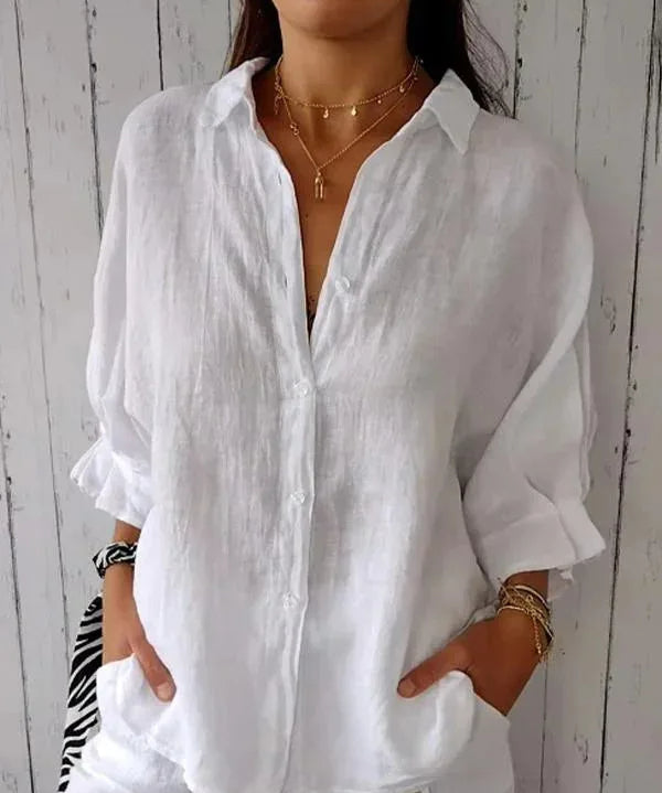 ISABELLA | Chic Linen Blouse