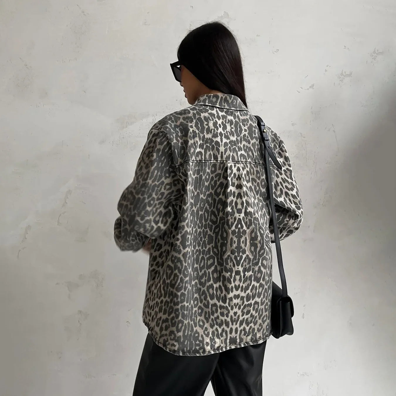 NAOMI | Elegant Leopard Print Jacket