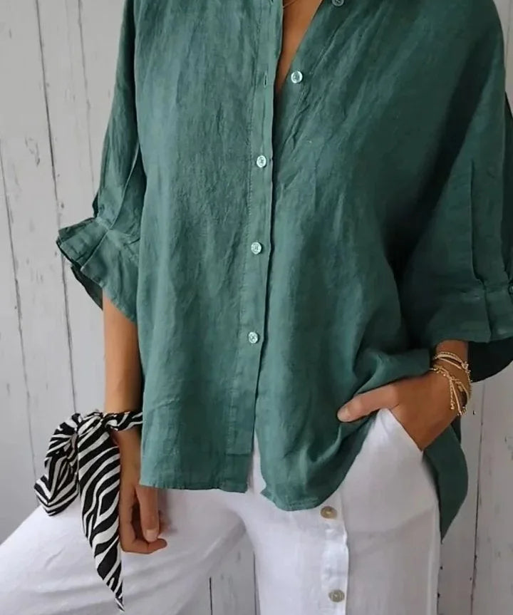 ISABELLA | Chic Linen Blouse