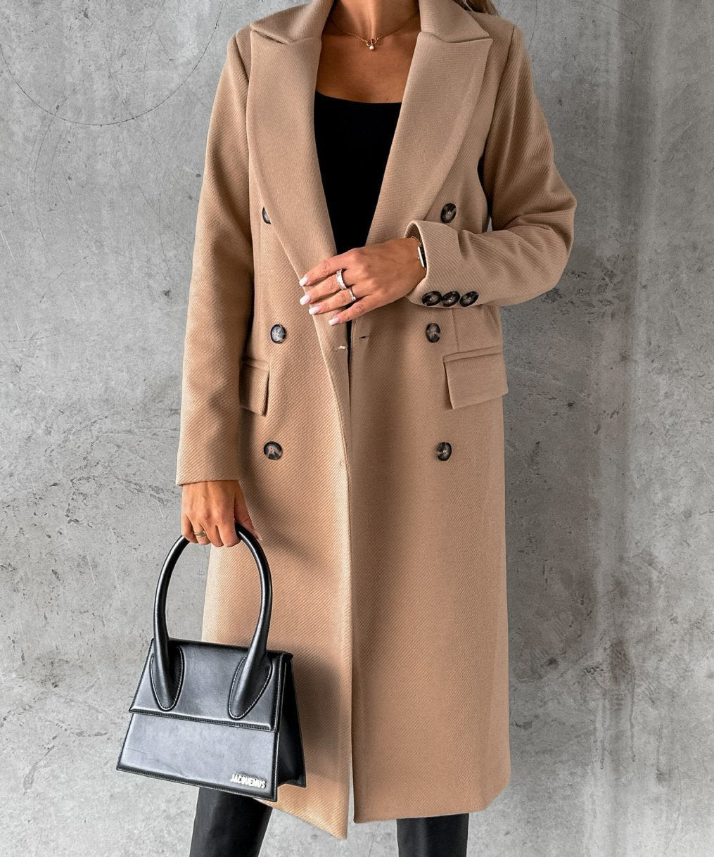 KATE | Woolen Coat Long Fit Women