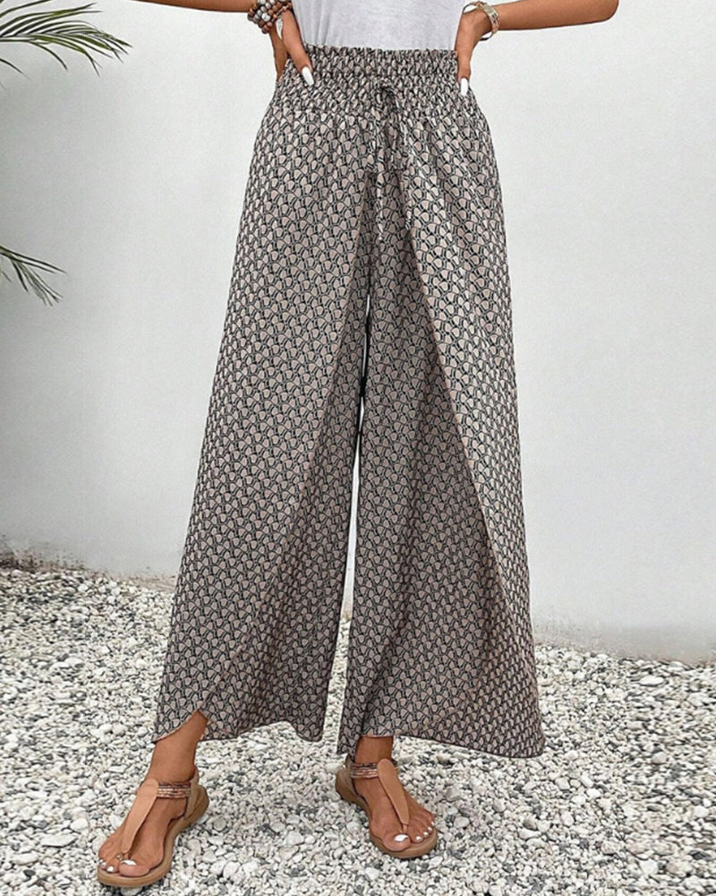 SUZY | Women's Pants with Geometric Print