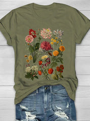 LUELLA | Retro Floral Print T-Shirt