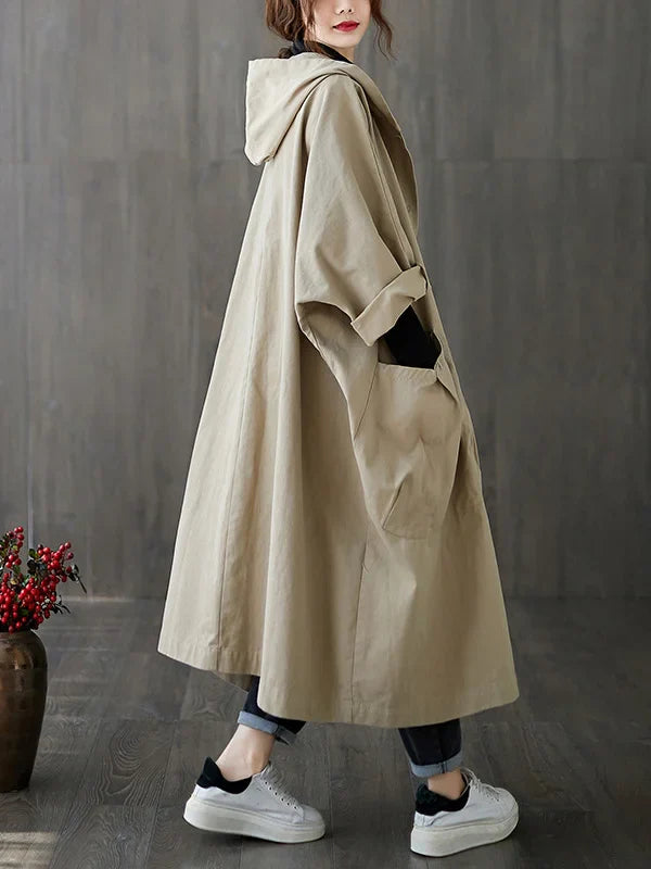 Anselmia | Women's Hooded Trench Coat