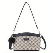 Mila | Leather Shoulder Bag for Women with Plaid Pattern