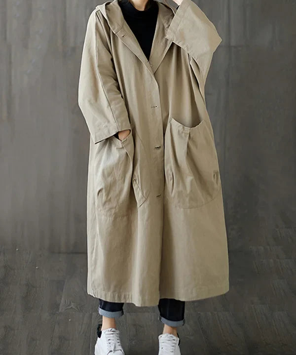 Anselmia | Women's Hooded Trench Coat