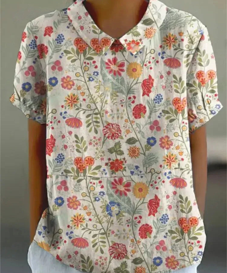 FLORA | Floral Shirt with flowers